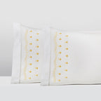 Σετ Μαξιλαροθήκες Αιγαίον με Κέντημα 50X70 Mimoza